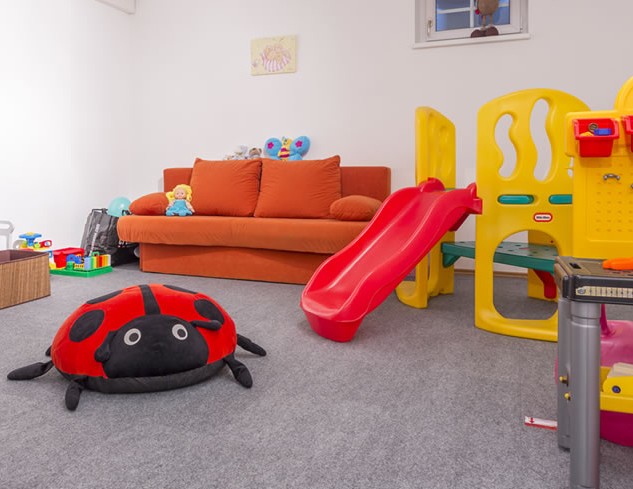 Appartementhaus für Familien mit Kinderspielraum